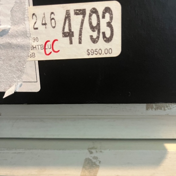 CHANEL White and Blue Sneakers with Cushioned Soles - Picture 12 of 12